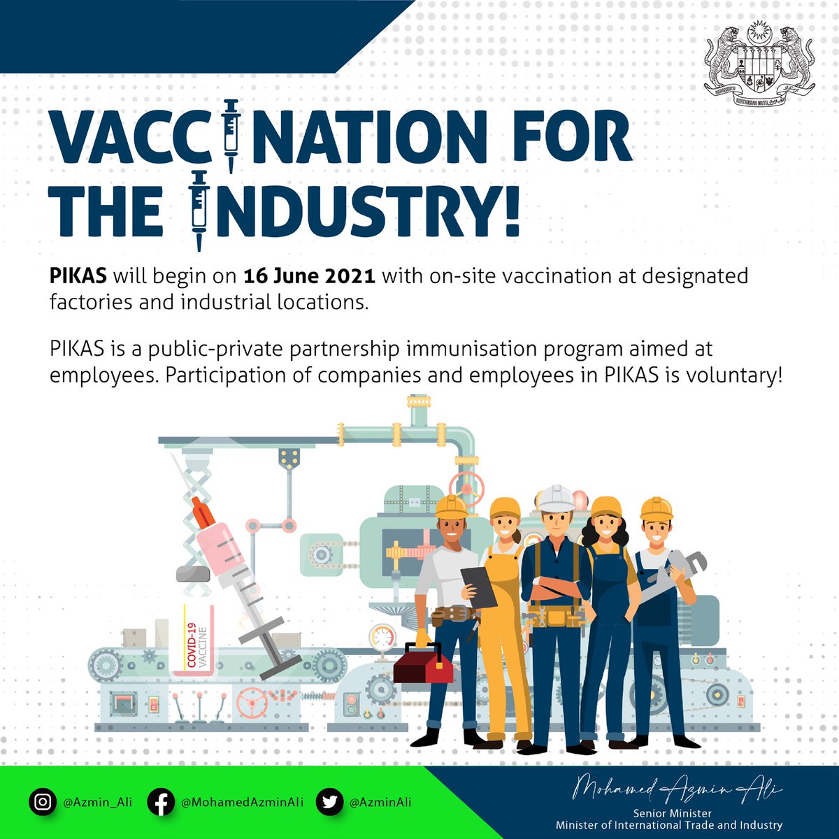 Vaccine pikas program PM: Vaccinations